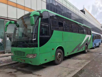 54 Seats Front Engine 10900mm Long Used Yutong Long Distance Bus 2009 Year