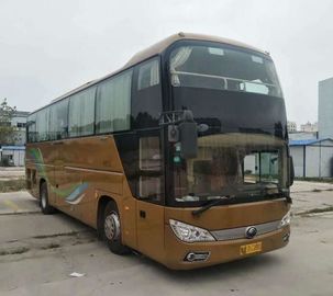 54 Seats 2014 One And Half Deck Used Diesel Bus , Airbag Yutong Coach Buses