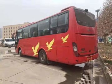 39 Seats 180KW 2013 Year Manual Transmission Yutong Red Used Passenger Bus