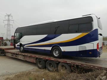 Large Luggage Compartment Used Yutong Coach , Long Distance Buses