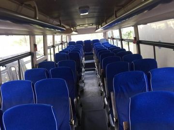 52 Seats 2012 Used Yutong Buses Yellow Front Diesel Engine Left Steering ZK6112