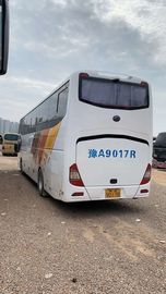 White ZK6127 Used Yutong Buses / Diesel Used Coach Long Distance Buses